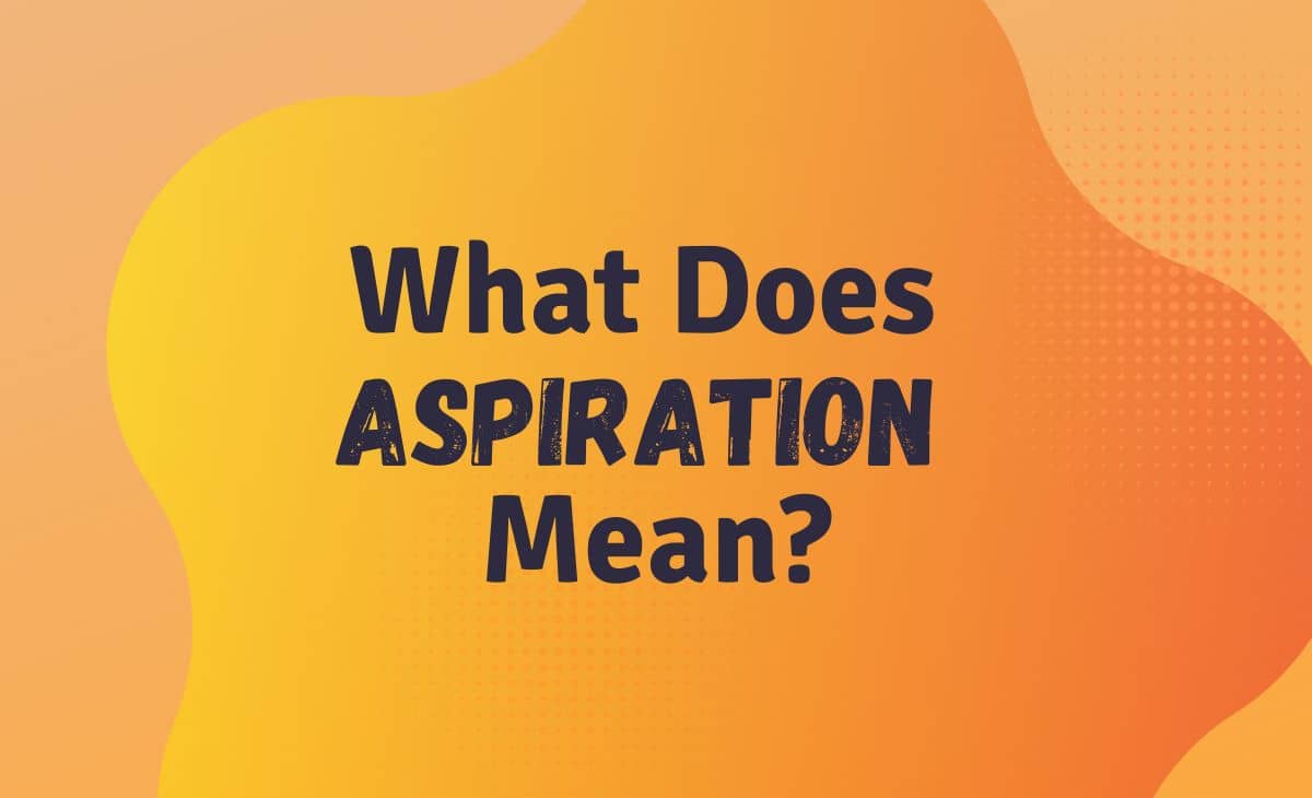 What Does Aspiration Mean? Resurchify